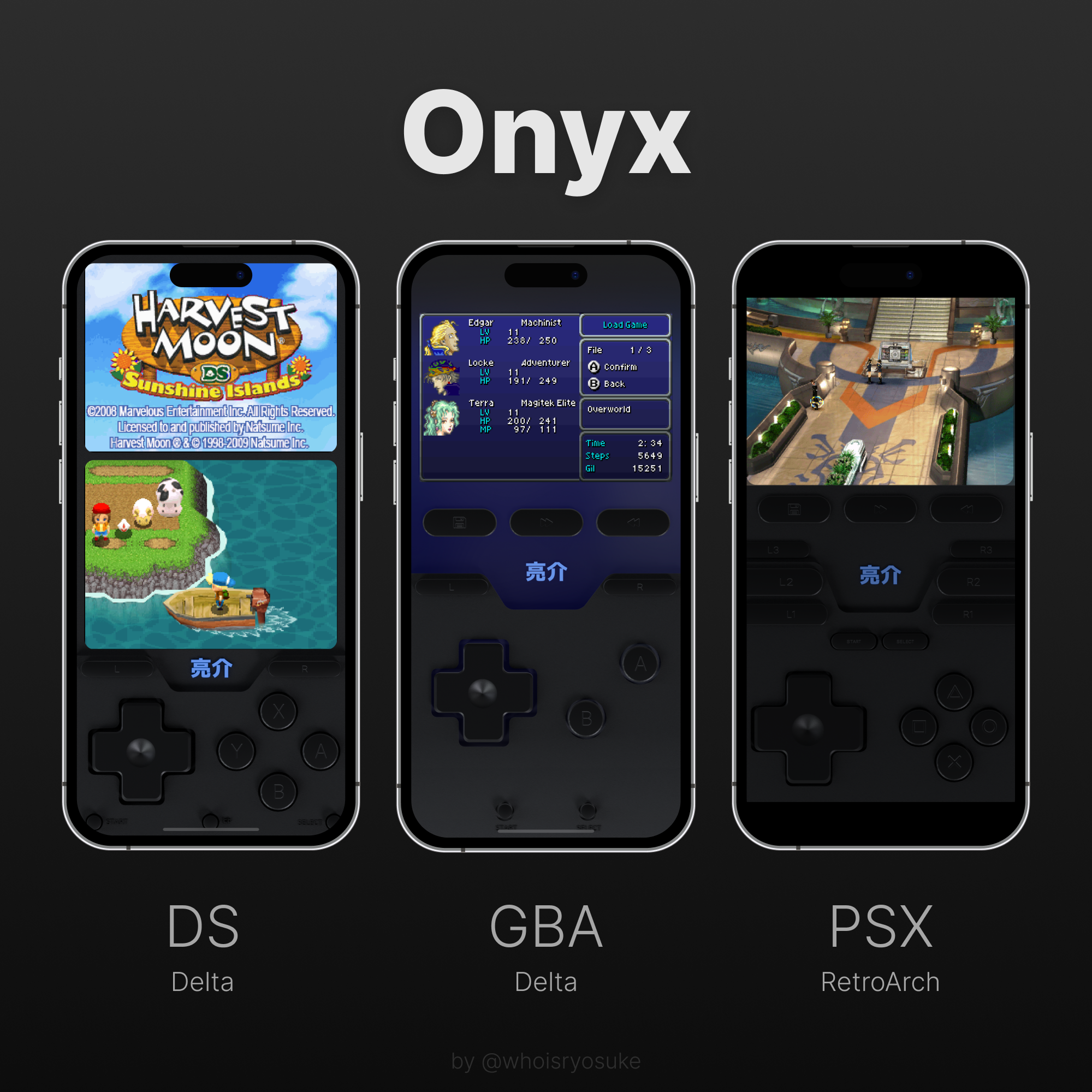 Onyx - Delta and RetroArch